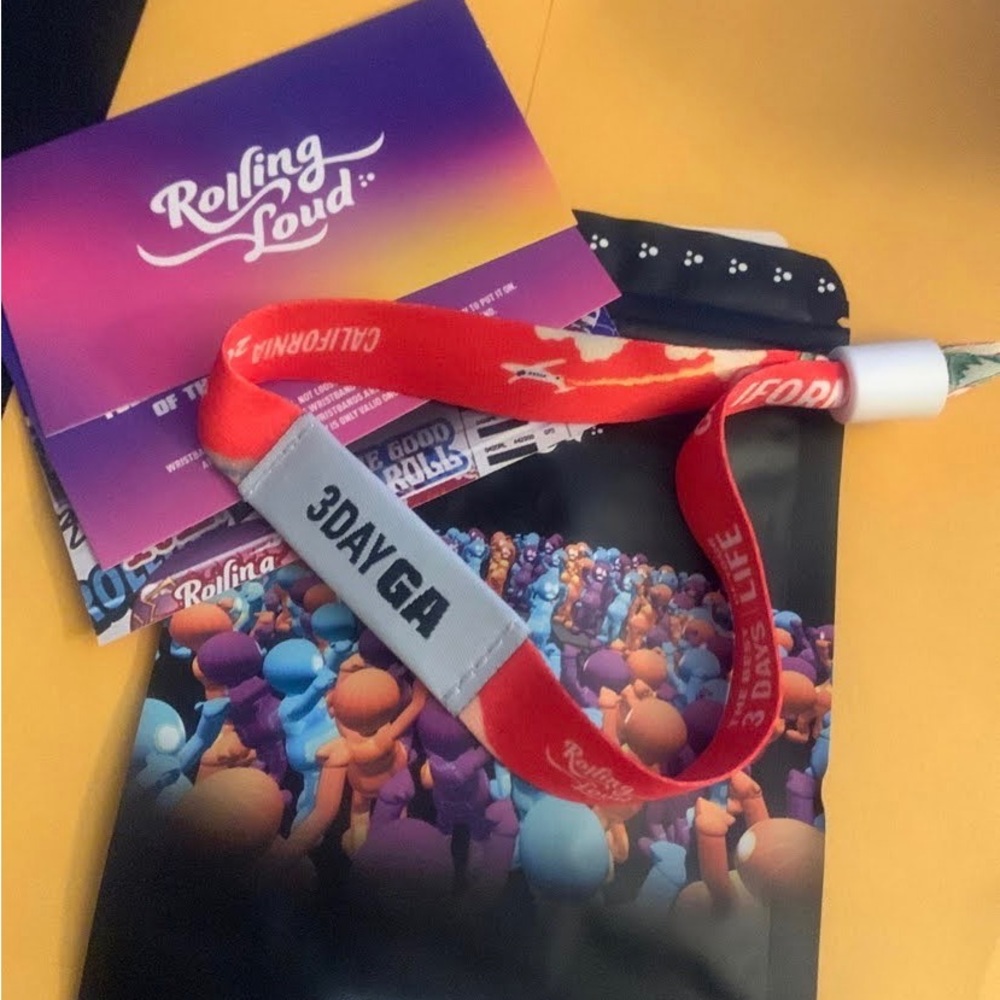 Rolling Loud California 2023 (3 Day GA) Bracelet
